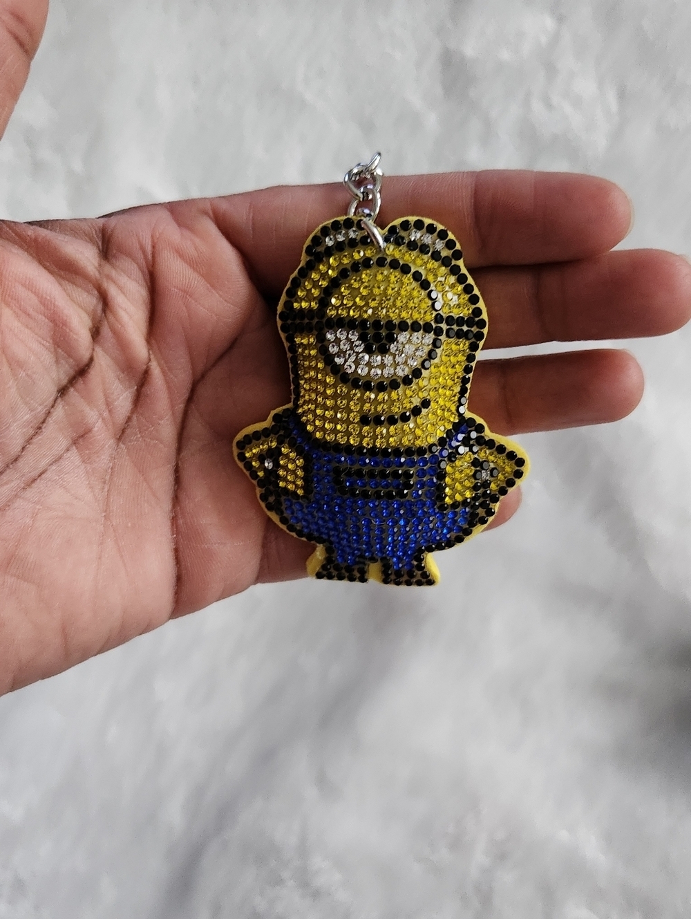 Minions Beaded Keychain Set - Yellow Blue Characters (Set of 4) - Picture 6 of 10